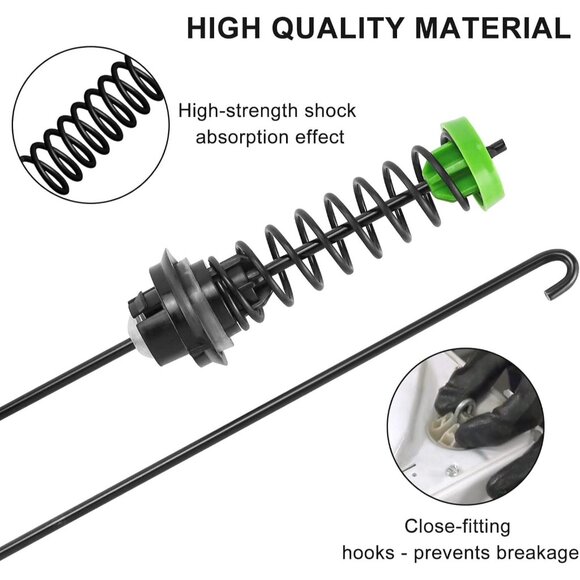 W11130362 Washer Suspension Rod Kit | For Whirlpool, Kenmore, Crosley, Maytag 23 - Picture 3 of 8